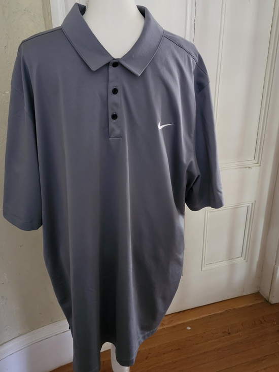 Nike Other - Nike Men's Grey Dri-FIT Polo Shirt 3XLT